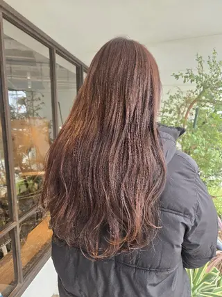 ロング カラー 韓国好き🇰🇷 美容師MIKUのヘアスタイル