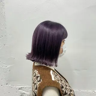 ミディアム カラー 🧡艶髪ちゅるん髪 🫧🧡YUKI❄️のヘアスタイル