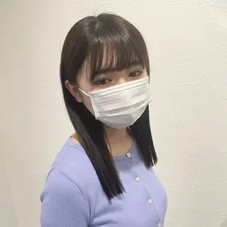 セミロング shiho .のヘアスタイル