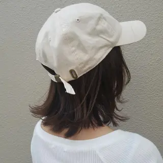 ミディアム 🙃 透明感カラー/ボブのヘアスタイル