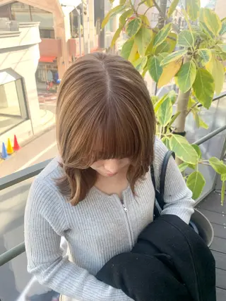 ミディアム 【髪質改善🌿】木本 志歩のヘアスタイル