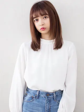 セミロング 増山  丈汰/ emue湘南台のヘアスタイル