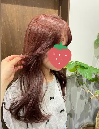 ロング レイヤー🩶🎀 ブリーチ/なるのヘアスタイル