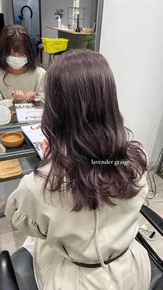 ロング 赤み消し/オリーブ /m a y aのヘアスタイル