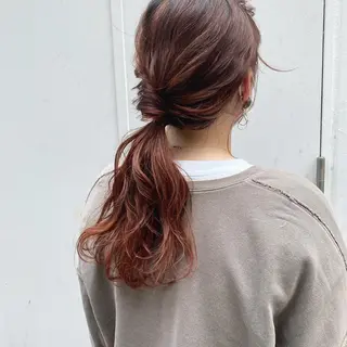 セミロング カラー マンツーマン半個室 tamuraのヘアスタイル