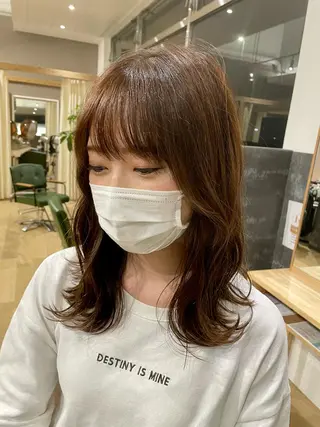 ミディアム カラー 山元 翔平(shohei)のヘアスタイル