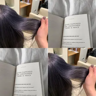 セミロング カラー 【完全個室】髪質改善 暖色カラー/山崎唯奈のヘアスタイル