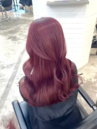 ロング カラー ヘアアレンジ ボブ×艶カラー 特化・リクト💥のヘアスタイル