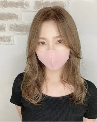 セミロング カラー メンズ特化 TAKUYAのヘアスタイル
