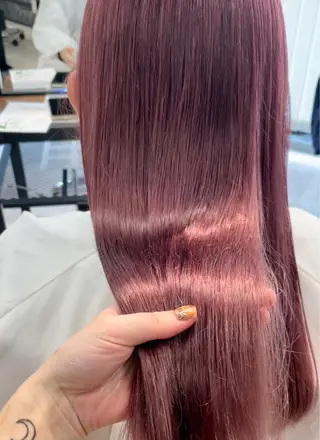 ロング カラー ヘアアレンジ マツオカ マコのヘアスタイル