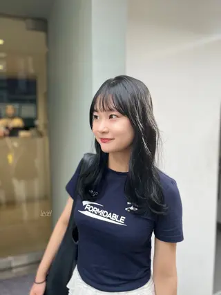 セミロング カラー 梅田酸性縮毛矯正/ 韓国ヘア/ユナ🩰のヘアスタイル