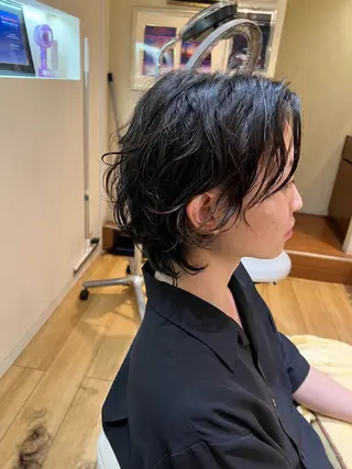 ショート パーマ メンズ 全国1位🥇世界5位 小野田　礼花のヘアスタイル