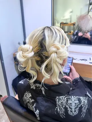 ヘアアレンジ suzuna ⋆꙳✮のヘアスタイル