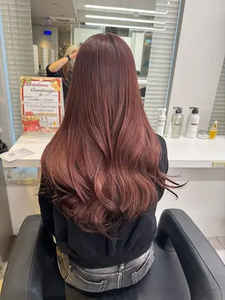 ロング カラー パーマ ヘアアレンジ メンズ キッズ 韓国系🇰🇷🩶 艶暗髪/MEIのヘアスタイル