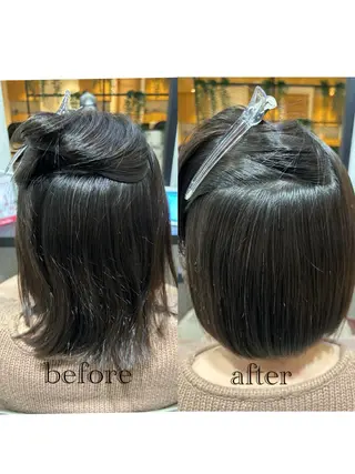 ショート ✨似合わせボブ✨ 縮毛矯正のヘアスタイル
