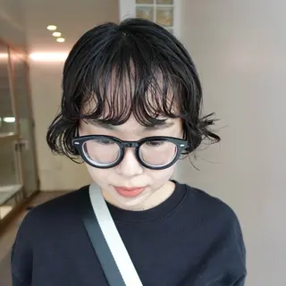 ショート パーマ ヘアアレンジ 🌐サトウ リョウ🌐のヘアスタイル