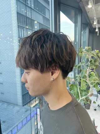 メンズ SALOWIN栄 高須大貴のヘアスタイル