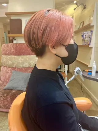 ショート ボブ/透明感カラー /大宮/たぐち🥣のヘアスタイル