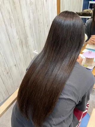 ロング 暖色カラー💞 菊地しおんのヘアスタイル