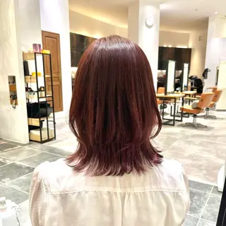 カラー かわいいを＋🎀𖤐 上品hair/ 星愛のヘアスタイル