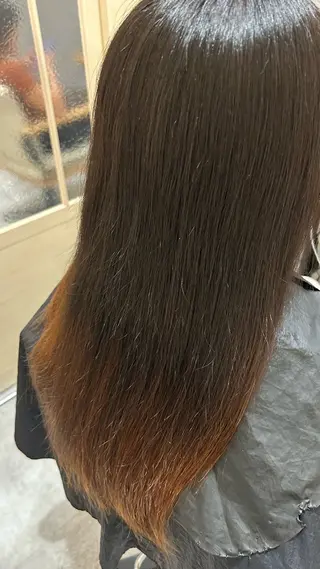 ロング カラー 似合わせ 顔周りYUUGAのヘアスタイル