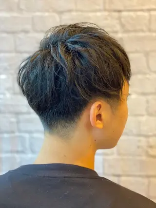 ミディアム メンズ 【メンズカット】 黒田美穂のヘアスタイル