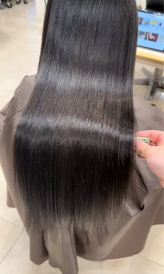 ロング カラー 艶髪 黄金比みくのヘアスタイル
