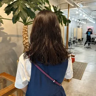 セミロング honoka ikegamiのヘアスタイル