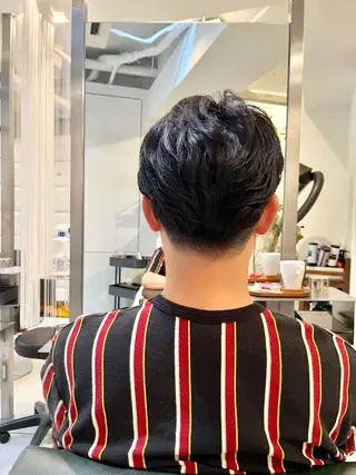 パーマ メンズ 加藤 麻美のヘアスタイル