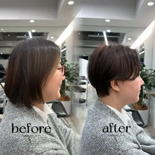 ショート あいこ/ハンサムショ ート無料/銀座🌷のヘアスタイル