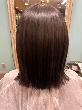 ミディアム 佐藤 莉子のヘアスタイル