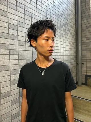 ショート パーマ メンズ 💈メンズ短髪特化 ✂︎伊藤大輝💈のヘアスタイル