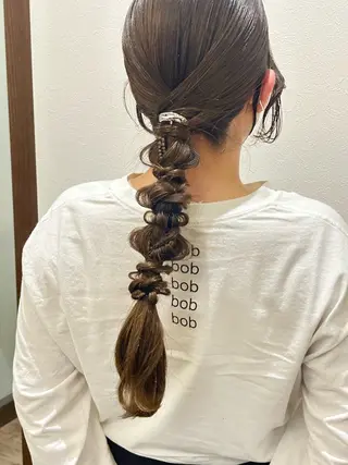 ロング 天神/韓国レイヤー /髪質改善/ココロのヘアスタイル