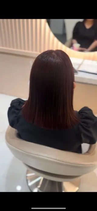 カラー 安藤 千聖のヘアスタイル