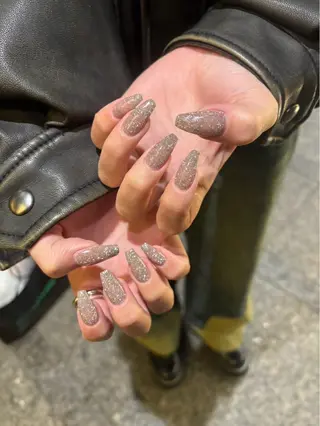 ネイル 韓国/ヌーディー系 ネイル自由が丘のネイルデザイン