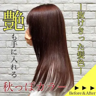 セミロング カラー レディースヘア💫 加藤たいが🐯のヘアスタイル
