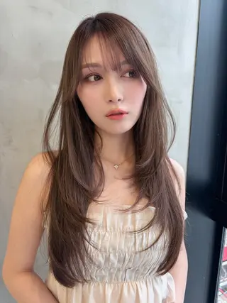 ロング ✨縮毛矯正✨レイヤー ホウダカズヒロのヘアスタイル