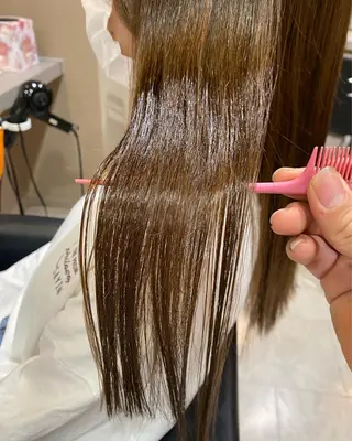 ロング 艶カラー　宮﨑 蒼のヘアスタイル