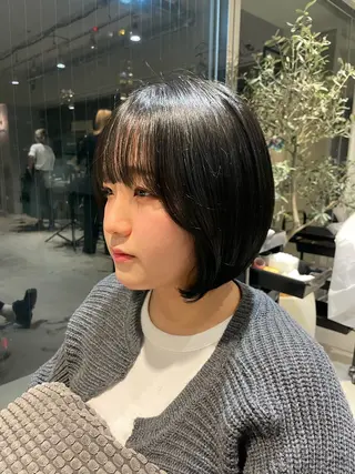 ショート カラー ヘアアレンジ 一箭 恵梧/ロングヘアのヘアスタイル