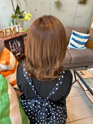 カラー 増渕 里奈のヘアスタイル