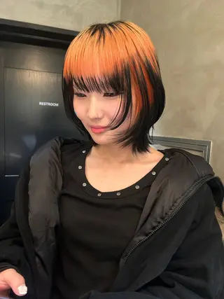 ミディアム カラー デザイン/アレンジ ❤︎イシイレイのヘアスタイル