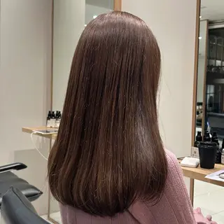 カラー サラ艶/韓国ヘア ︎🌟璃奈 (ﾘﾅ)のヘアスタイル