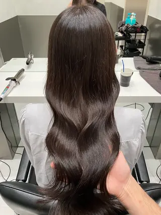 ロング カラー 💖ブリーチなし透明 感💖ASAHIのヘアスタイル