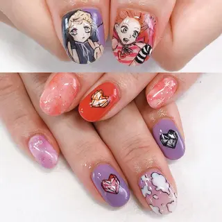 ネイル 東 千夏のネイルデザイン