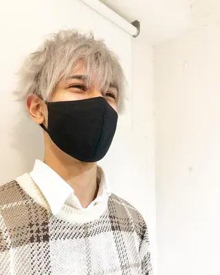 カラー ヘアアレンジ メンズ メンズ特化✂️栗原 侑也のヘアスタイル