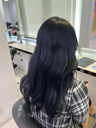 ロング カラー 寒色❄️韓国カラー Ukyouのヘアスタイル