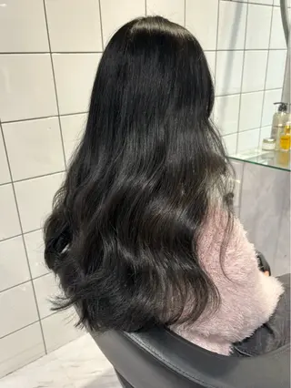ロング カラー 表参道♡暗髪♡ 艶カラー♡アユミのヘアスタイル