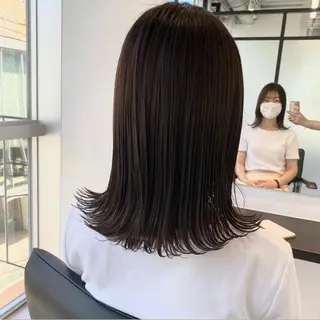 ミディアム カラー マンツーマン半個室 tamuraのヘアスタイル