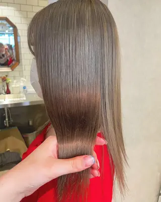 ロング カラー ヘアアレンジ トレンドレイヤー カット/mihoのヘアスタイル