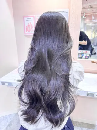 ロング 🐰🎀艶髪特化 yuzuka🎀🐰のヘアスタイル